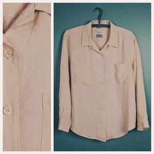 100% Irish Linen Button Down Oxford